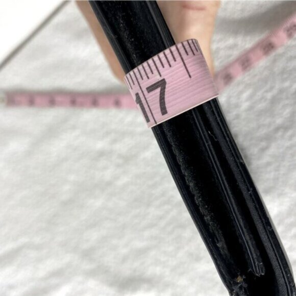 Vintage Black Clutch Handbag Wallet Purse - Picture 10 of 13